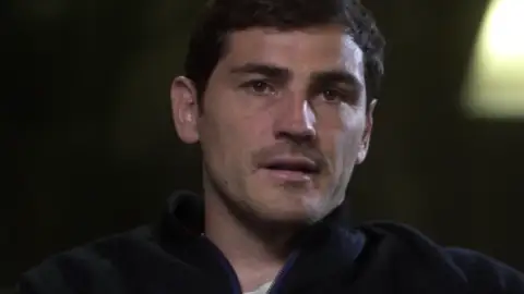 Iker Casillas, durante una entrevista Iker Casillas, durante una entrevista