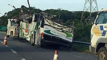 Accidente de autobús en Brasil