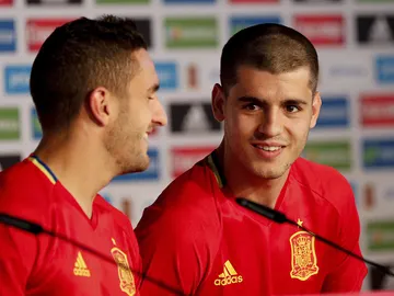 Álvaro Morata y Koke en la primera entrevista de España desde Isla de Ré Álvaro Morata y Koke en la primera entrevista de España desde Isla de Ré