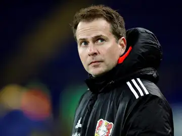 Sascha Lewandowski durante su etapa como entrenador del Bayer Leverkusen Sascha Lewandowski durante su etapa como entrenador del Bayer Leverkusen