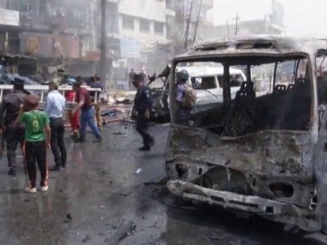 Frame 10.37933 de: Irak: al menos 23 muertos en dos atentados suicidas