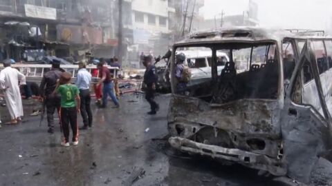 Frame 10.37933 de: Irak: al menos 23 muertos en dos atentados suicidas