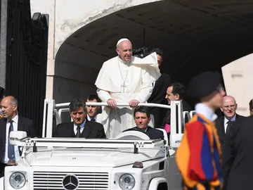 Imagen de archivo del papa Francisco Imagen de archivo del papa Francisco