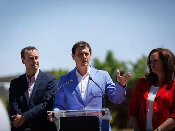 Albert Rivera en un acto en Albacete Albert Rivera en un acto en Albacete