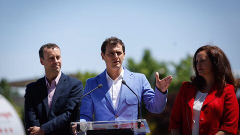 Albert Rivera en un acto en Albacete