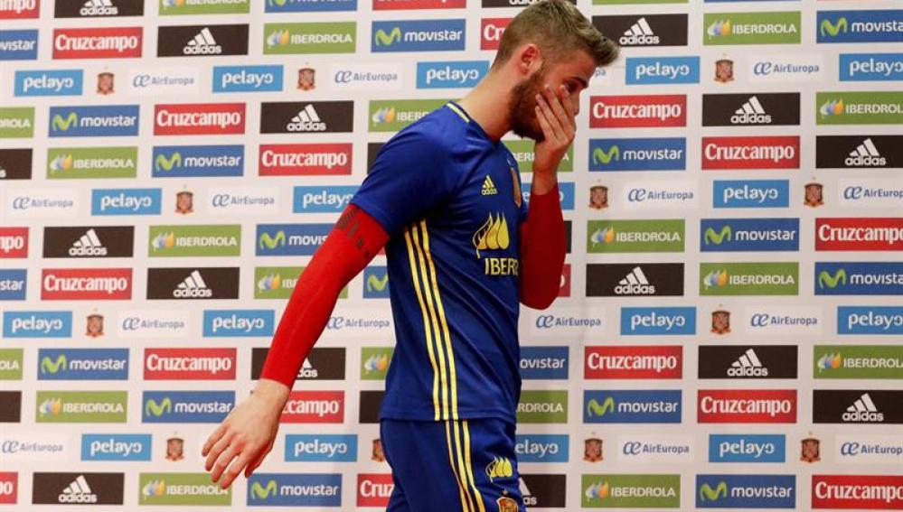 David de Gea, en rueda de prensa
