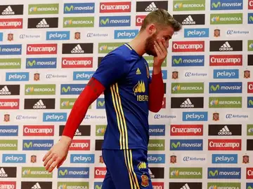 David de Gea, en rueda de prensa David de Gea, en rueda de prensa