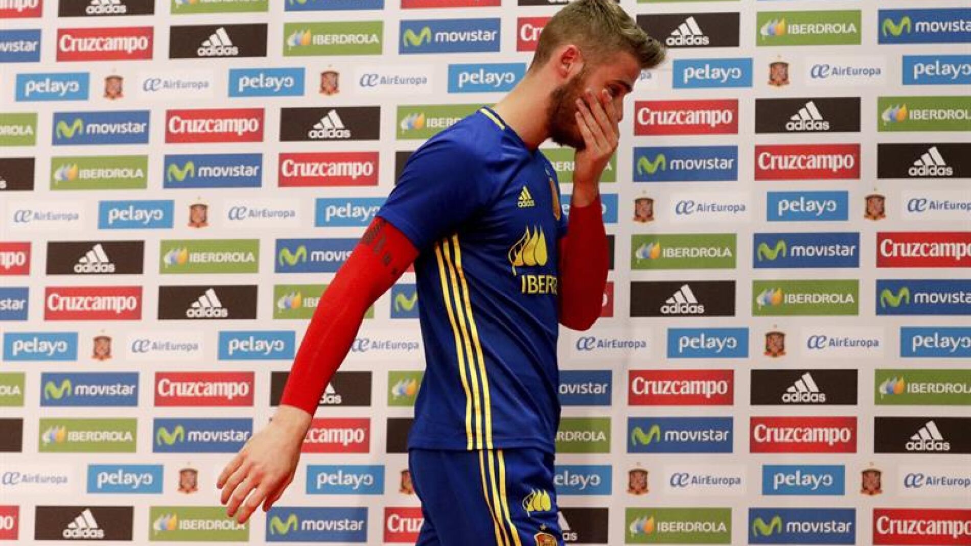 David de Gea, en rueda de prensa