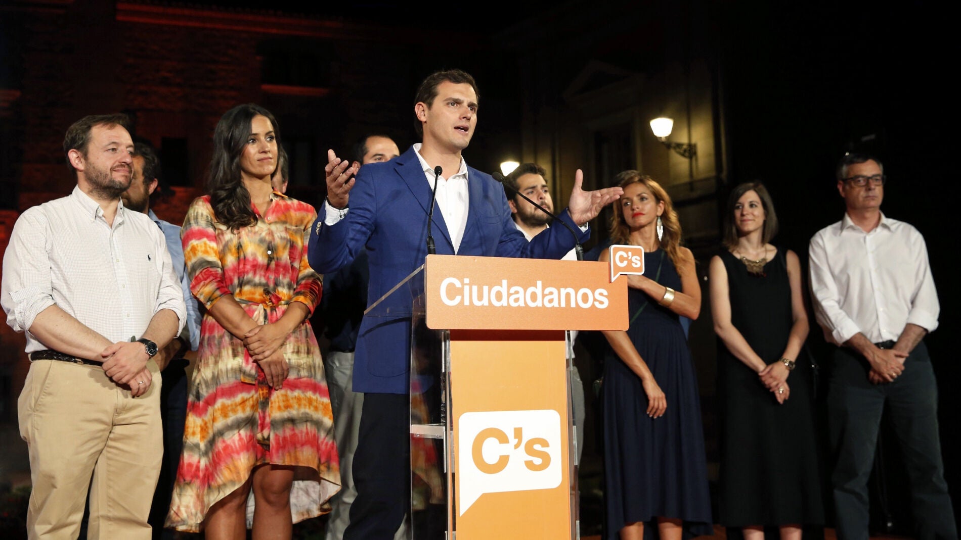 Albert Rivera en un acto en Madrid
