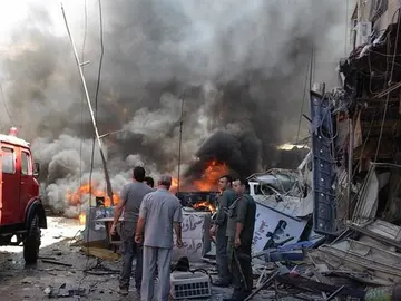 Daesh controlando la zona sur de Damasco Daesh controlando la zona sur de Damasco