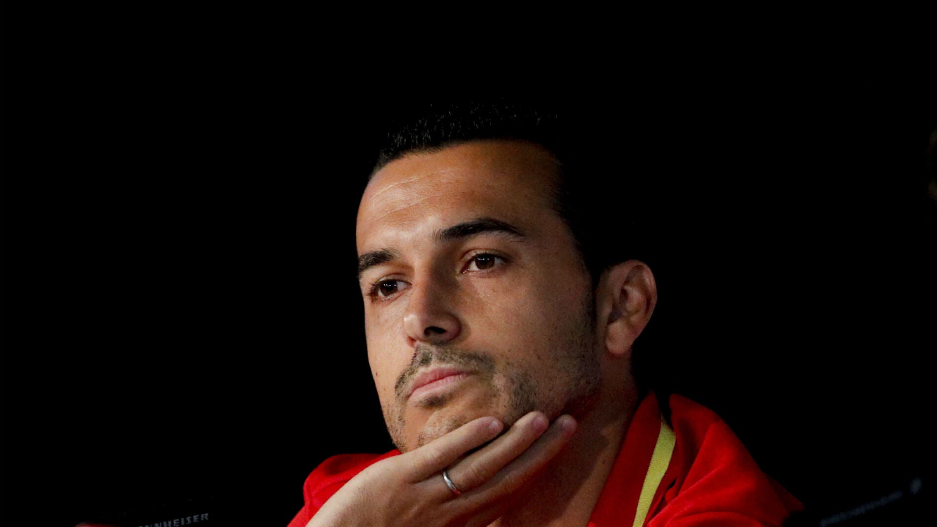 Pedro, en rueda de prensa