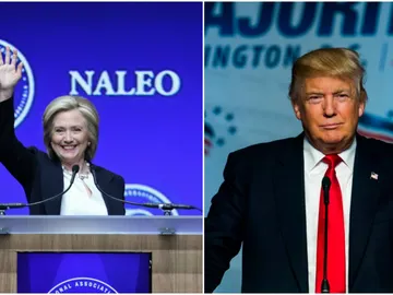 Los candidatos Hillary Clinton y Donald Trump Los candidatos Hillary Clinton y Donald Trump