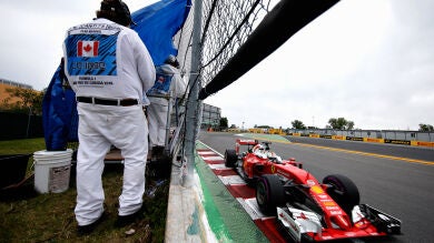Sebastian Vettel marca el mejor crono en los Libres 3 con Sainz séptimo y Alonso octavo