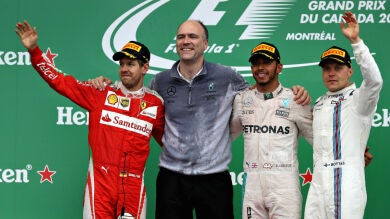 Hamilton gana el GP de Canadá con Sainz noveno y Alonso undécimo