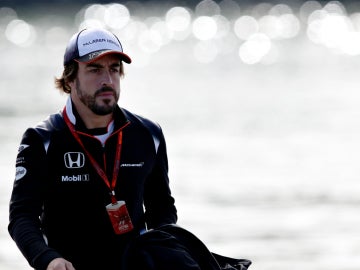 Alonso pasea por Montreal