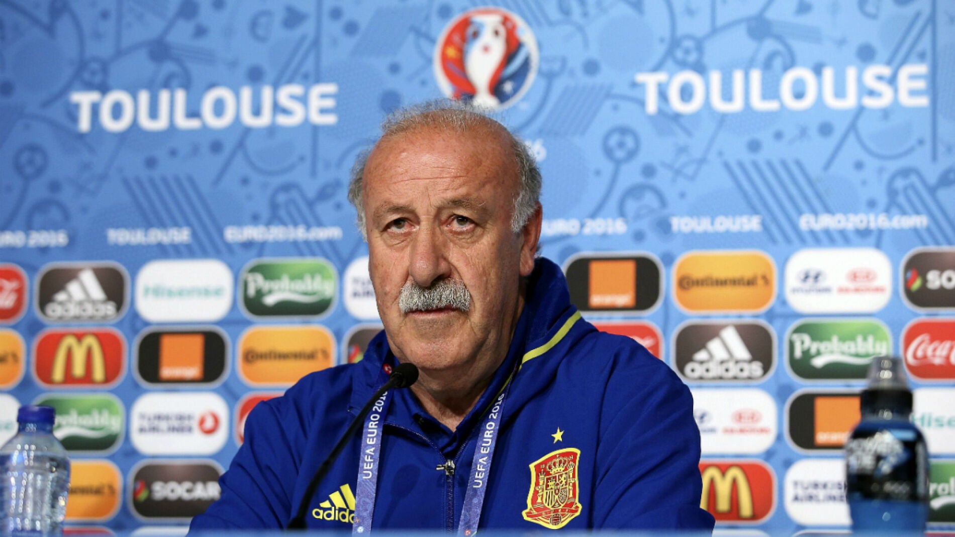 Del Bosque, en rueda de prensa