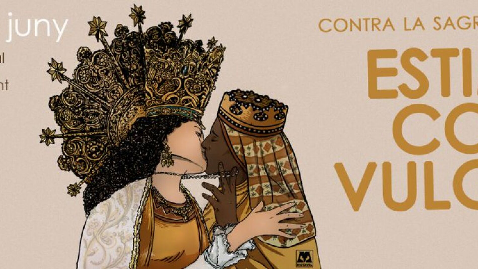 El pol&eacute;mico cartel de apoyo al colectivo gay.