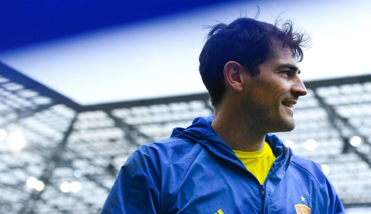 Casillas, con España Casillas, con España