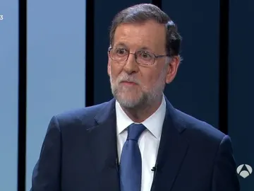 Mariano Rajoy en el debate Mariano Rajoy en el debate