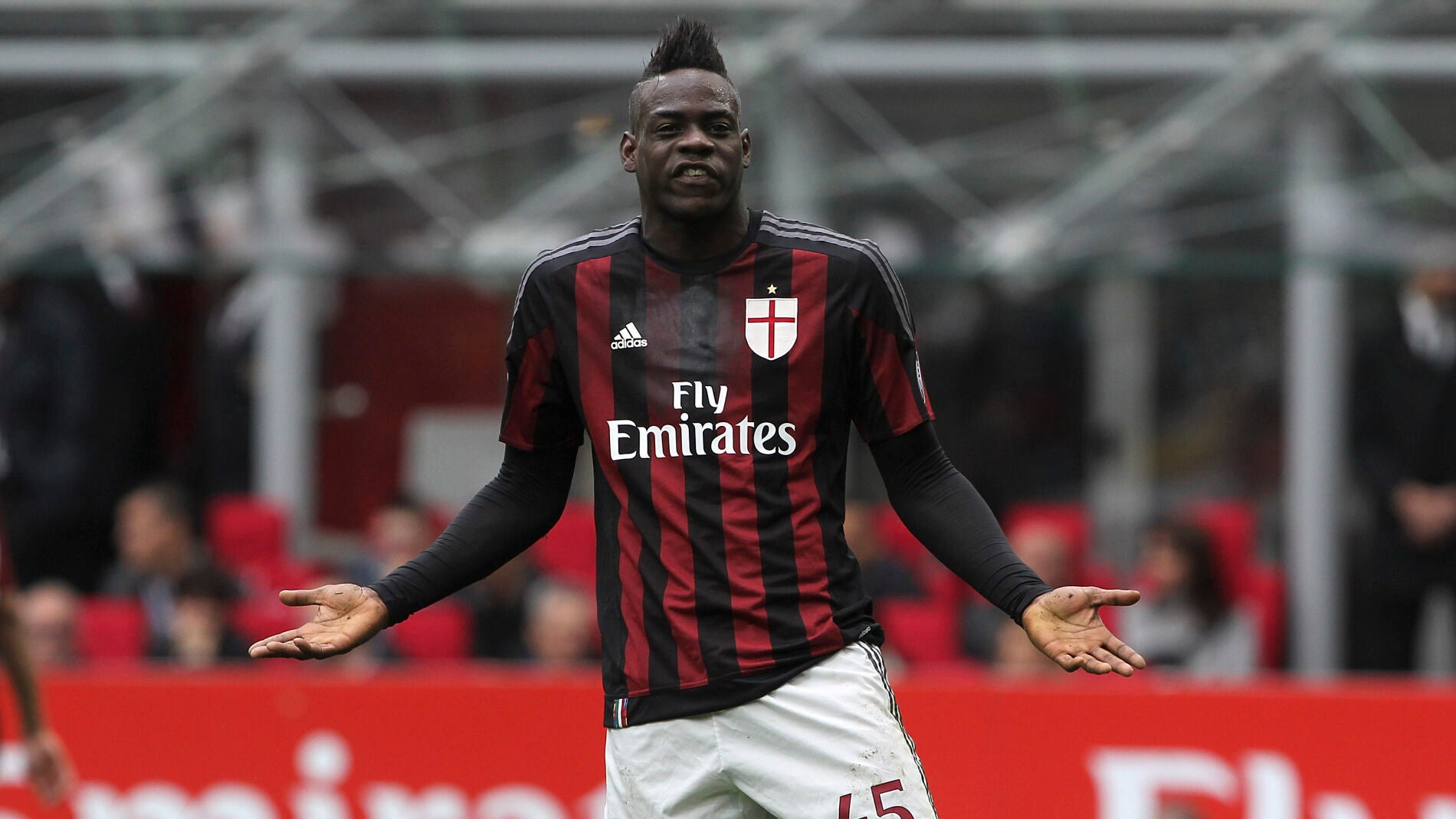 Mario Balotelli durante un partido