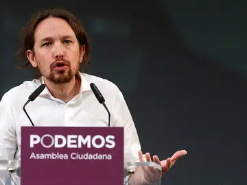 Pablo Iglesias en un mitin de Podemos Pablo Iglesias en un mitin de Podemos