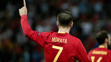 Morata, con España