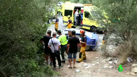 Accidente en un rally de Mallorca Accidente en un rally de Mallorca