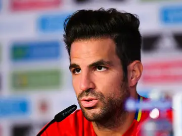 Cesc, en rueda de prensa Cesc, en rueda de prensa