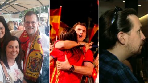 Los candidatos celebran la victoria de la Selecci&oacute;n