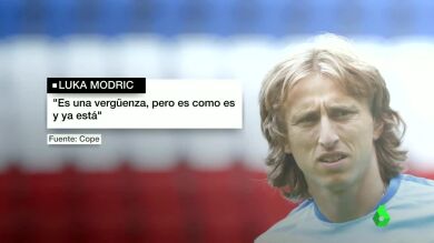 Luka Modric, sobre el incidente de las bengalas: 