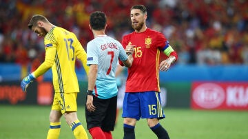 Ramos tras la victoria de Espa&ntilde;a a Turqu&iacute;a