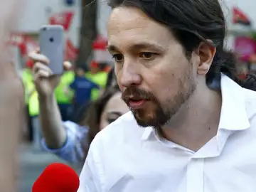 El líder de Unidos Podemos, Pablo Iglesias. El líder de Unidos Podemos, Pablo Iglesias.