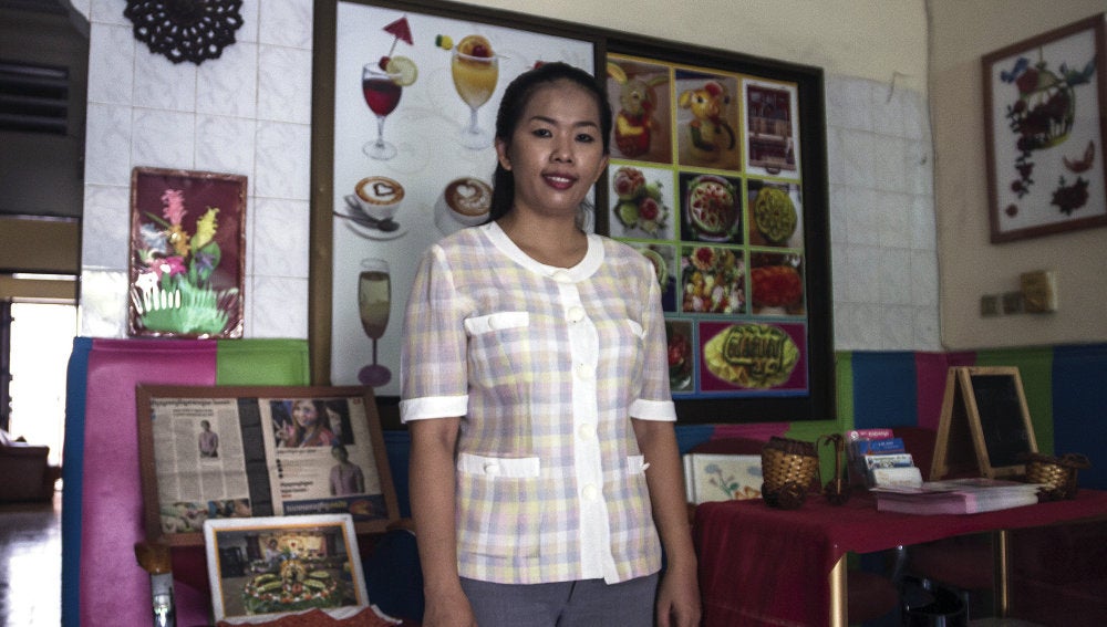 Lim Mouly Ratana, la fundadora de la escuela Koun Brosar Srey