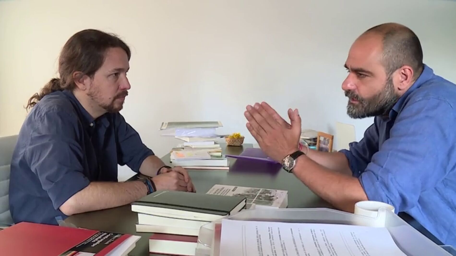 Frame 35.854581 de: Pablo Iglesias: apenas tiempo para el cine en una campa&ntilde;a intensa y estudiada