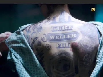 Jane lleva el nombre de Kurt Weller tatuado en su espalda Jane lleva el nombre de Kurt Weller tatuado en su espalda