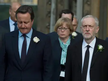 David Cameron y Jeremy Corbyn David Cameron y Jeremy Corbyn