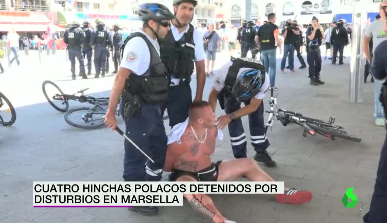 Detenidos ultras polacos Detenidos ultras polacos