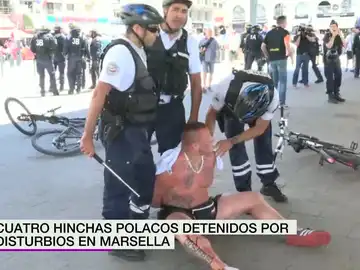 Detenidos ultras polacos Detenidos ultras polacos
