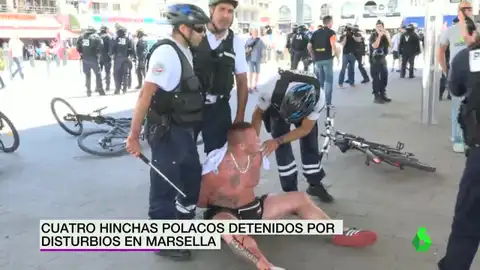 Detenidos ultras polacos Detenidos ultras polacos