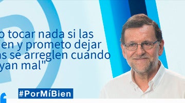 Web 'Rajoy presidente' del Mundo Today