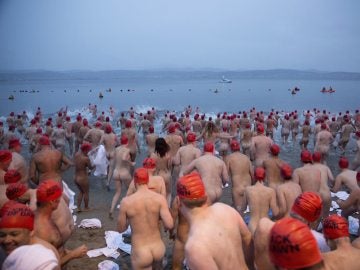 Tradicional baño nudista