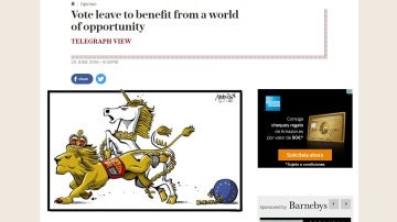 Editorial de 'The Telegraph' a favor del 'brexit'