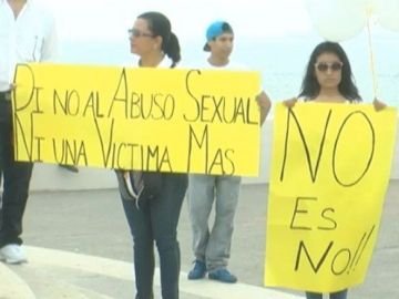 Protesta en Méjico por el caso del Clan de los Porkys 