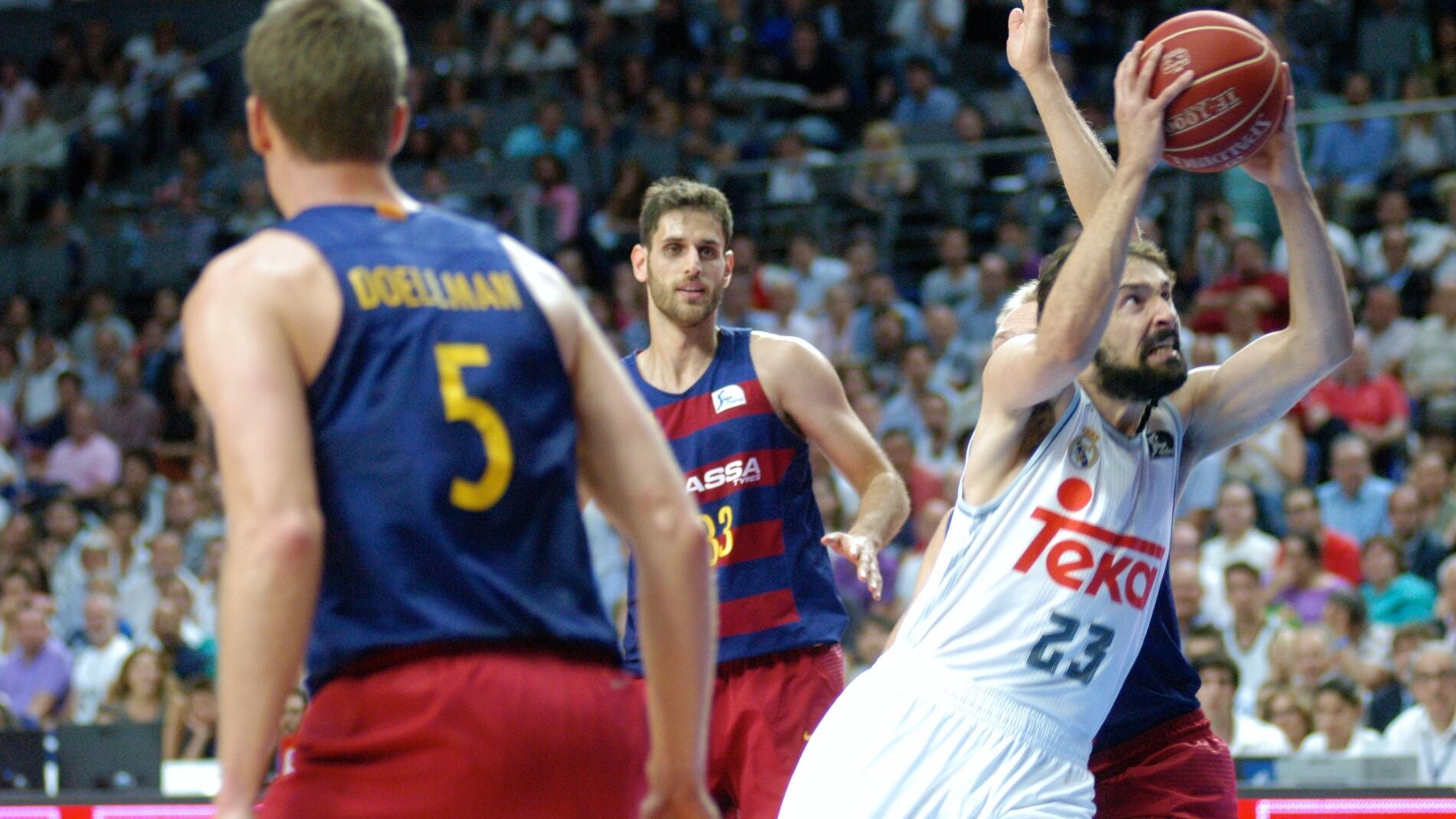 Llull, art&iacute;fice del t&iacute;tulo de la ACB del Madrid