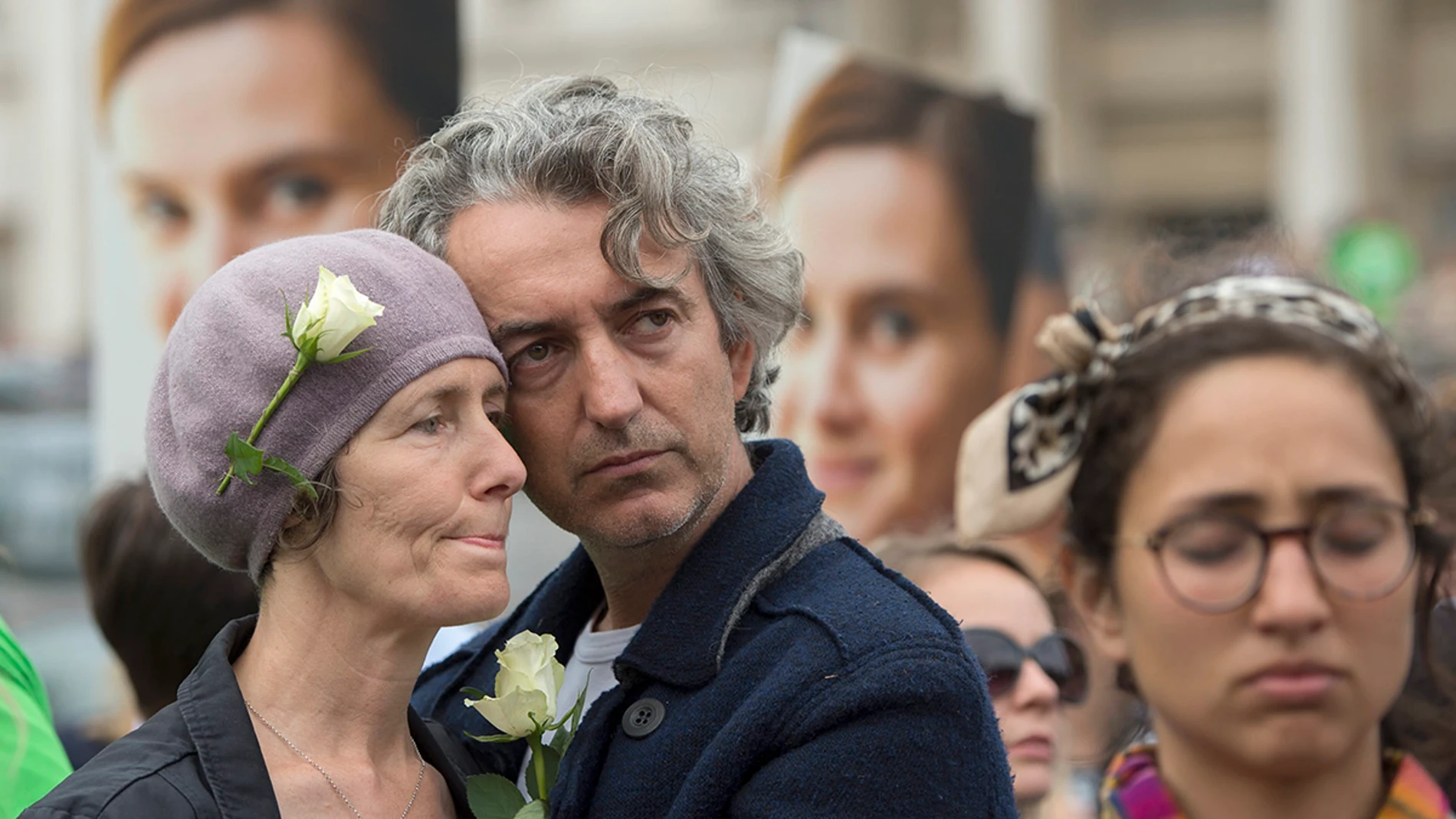 Asistentes al homenaje a Jo Cox en Trafalgar Square Asistentes al homenaje a Jo Cox en Trafalgar Square