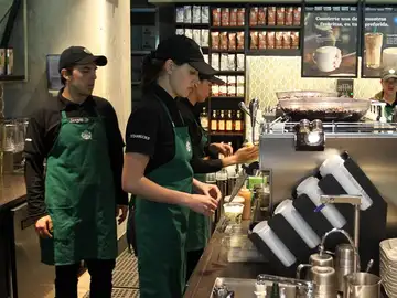 Una de las cafeterías de la cadena Una de las cafeterías de la cadena