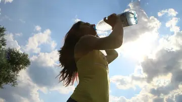 Beber agua
