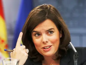 Soraya Sáenz de Santamaría, vicepresidenta del Gobierno en funciones Soraya Sáenz de Santamaría, vicepresidenta del Gobierno en funciones