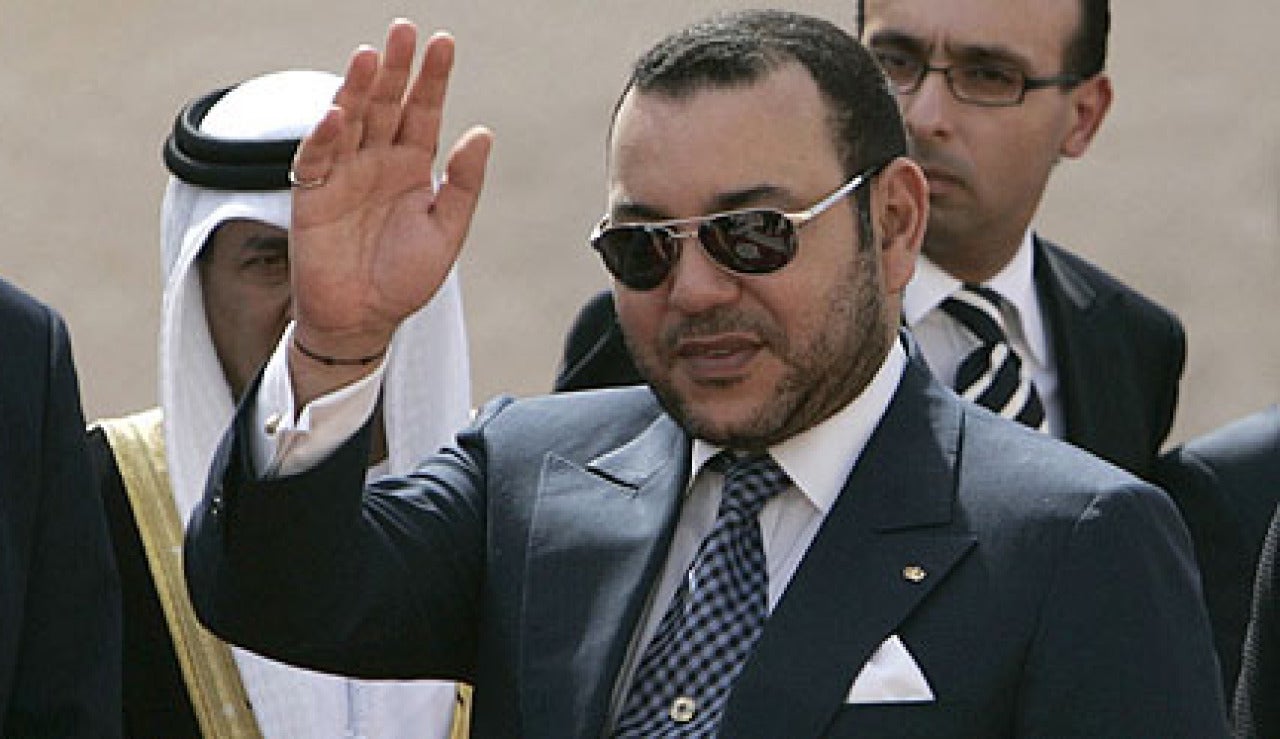 El rey de Marruecos, Mohamed VI.