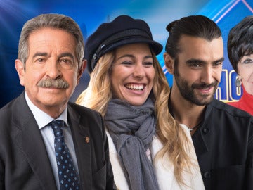 Miguel Ángel Revilla, Blanca Suárez y Aitor Luna y Concha Velasco en 'El Hormiguero 3.0'